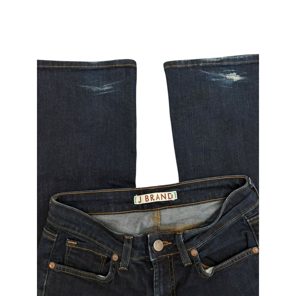 J Brand Dark Wash Curvy Fit Boot Leg Jeans 27 - Picture 6 of 8